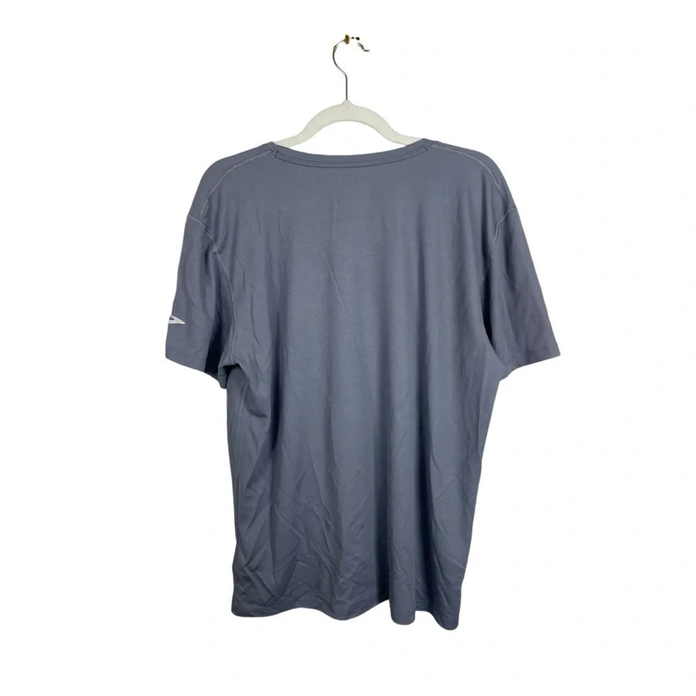 NWOT Brooks Running Pancake Run Athletic Tee in Grey Size XL - Picture 7 of 9